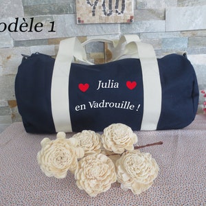 Children&#39;s sports bag with first name, travel bag, leisure center bag, duffel bag/changing bag, weekend bag/family/friends outing, walking/picnic bag
