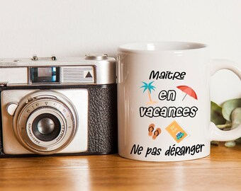 Mug/Master Cup, personalized mug, surprise gift mug, end of school year