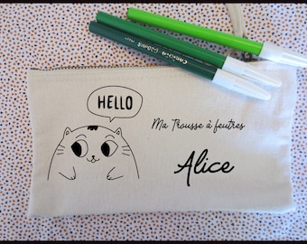 Customizable school kit with child's first name, School kit, Customizable back-to-school kit, children's kit