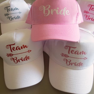 EVJF caps, personalized caps, bachelorette party, first name caps and/or with event date, guest gift image 8