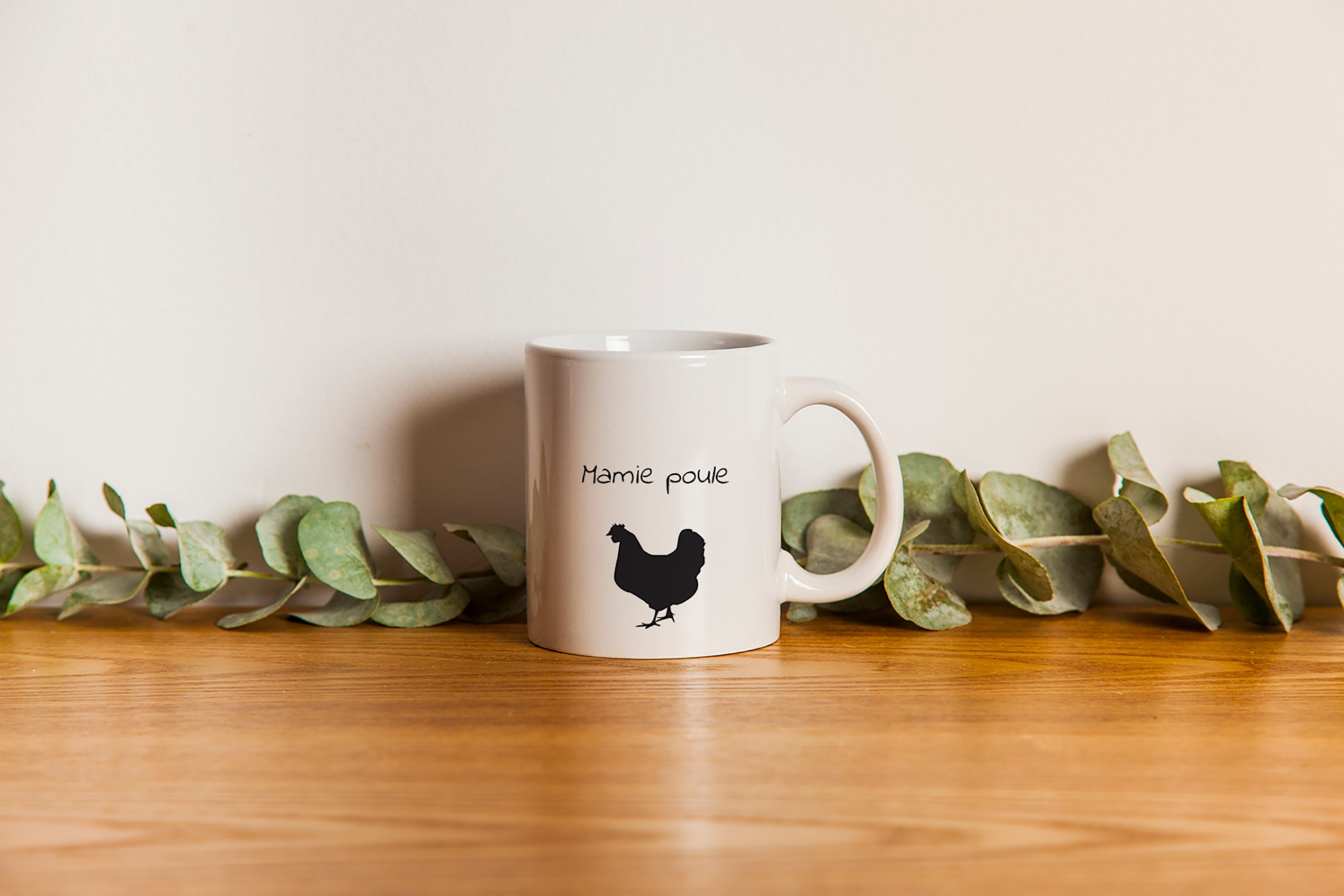 Mug Mamie/Papy/Maman/Papa Poule, Fête Des Grands-Mères/Des Grands-Pères/Père/Mères, Anniversaires
