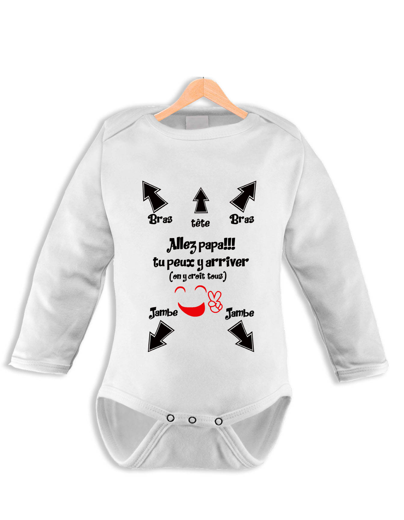 Body Baby Go Dad You Can Do It Body Baby Humor Etsy