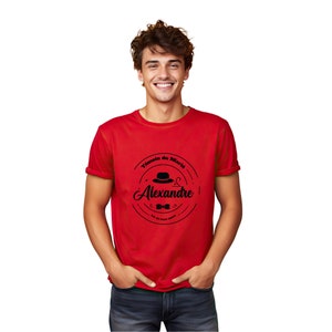 T-shirt EVG date prénom du marié personnalisés, enterrement de vie de garçon, cadeau pour le futur marié, cadeaux de mariage, fête EVG image 4