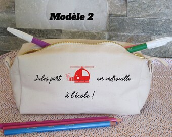 Customizable school kit with child's first name, School kit, Customizable back-to-school kit, children's kit