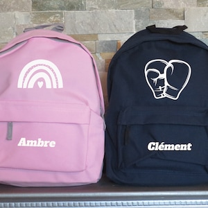 Children's backpack, daycare backpack, camp backpack, personalized backpack with your child's first name