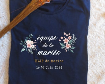 Personalized bachelorette party t-shirts, women's bachelorette party t-shirts, bride's team, bride's team t-shirts, bachelorette party, wedding