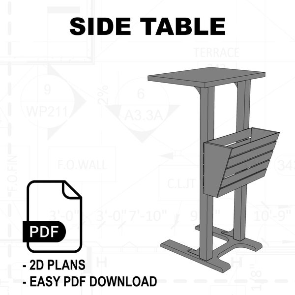 Side Table - Plans - PDF