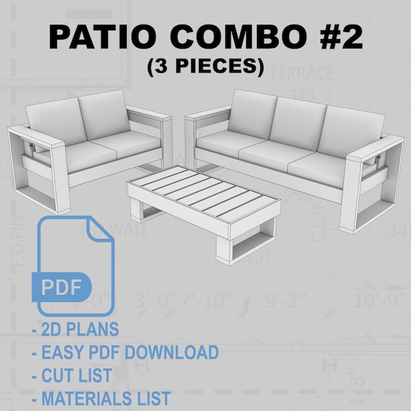 Patio Furniture Set (Option 2)