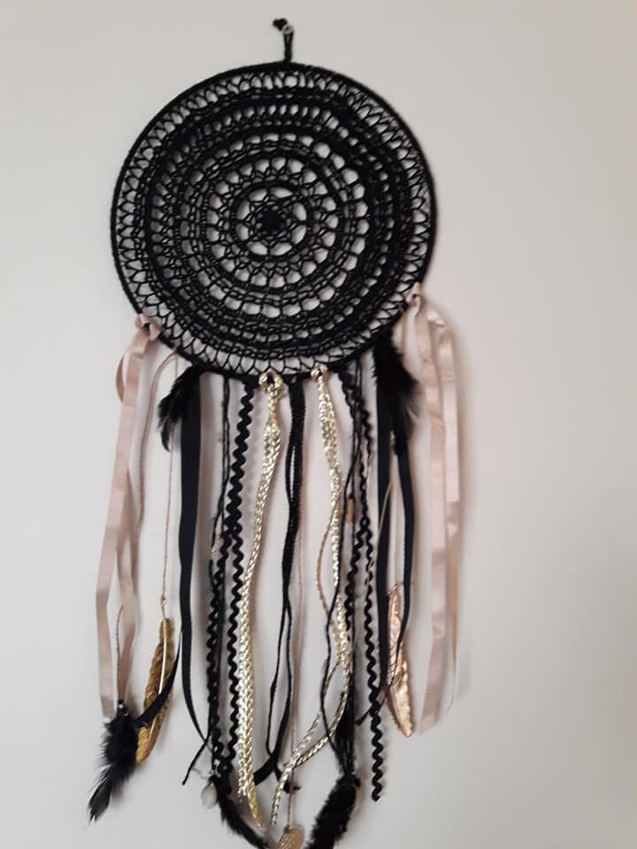 Dreamstacher , Attrape Rêves Noir et Or