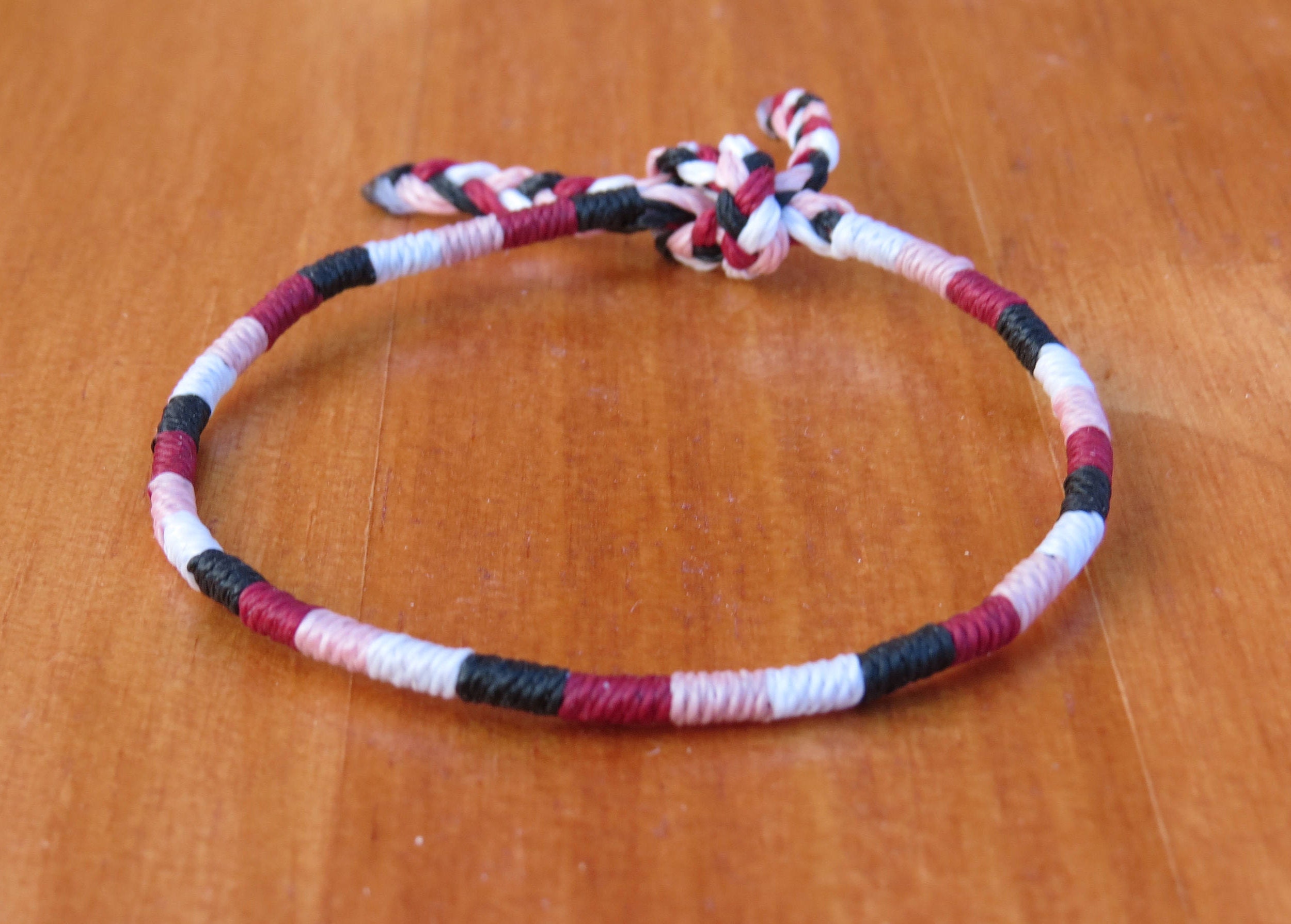 Bracelet Brésilien A 4 Fils bracelet brésilien 4 couleurs personnalisable | Etsy