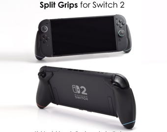 Gesplitste handgrepen voor Switch 2 - Full-size pro-controller: comfort, handige gedockte modus, geen Joy-Con-flex meer