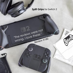 Nintendo Switch 2 Split Grips - Pro Controller feel in Handheld and Docked Play
