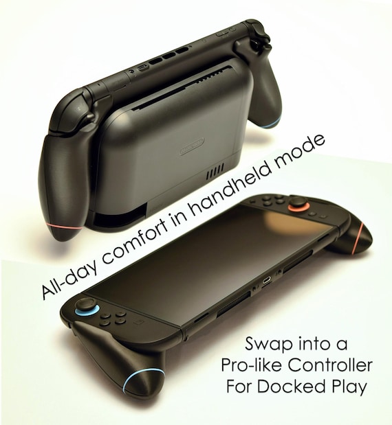 Nintendo Switch 2 Split Grips - Pro Controller feel in Handheld and Docked Play