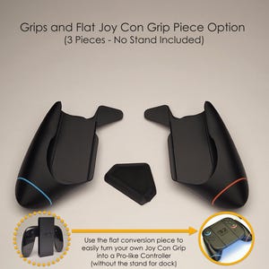 Nintendo Switch 2 Split Grips - Pro Controller feel in Handheld and Docked Play Grips, Exclude Stand