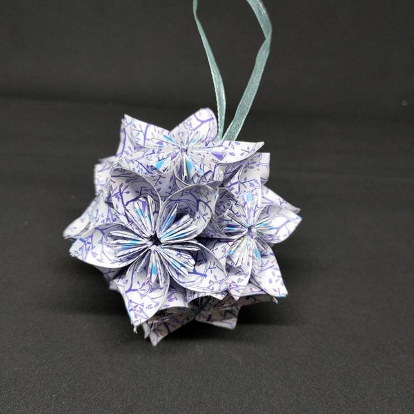 Boule de noël origami