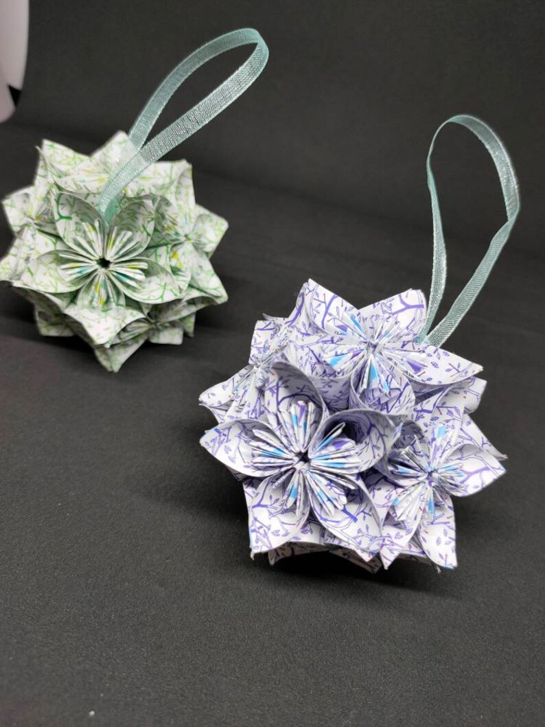 Origami Christmas Ball Etsy