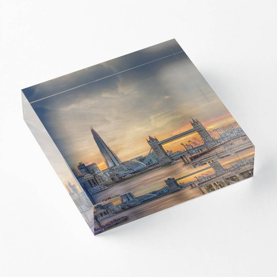 London Summer Time - Acrylic Block - BalazsRomsics 4 x4 / 6 x 6 Home decor