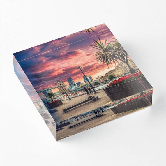 London Dream - Acrylic Block - BalazsRomsics 4 x4 / 6 x 6 Home decor