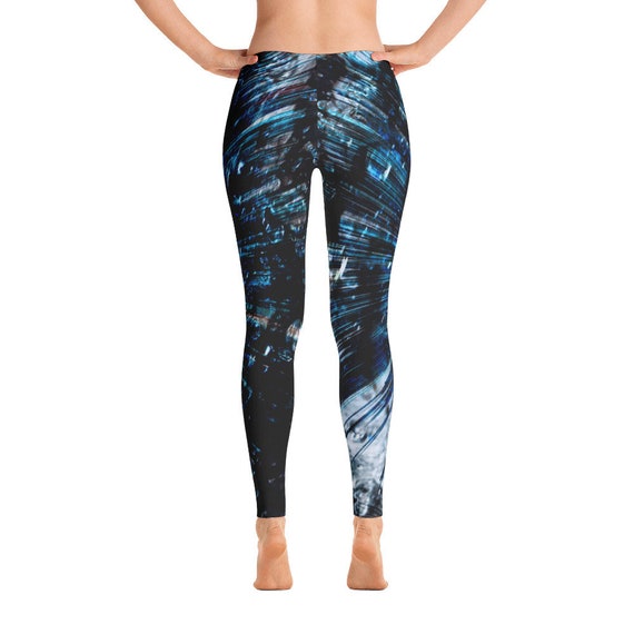 Blue Waterfall Leggings