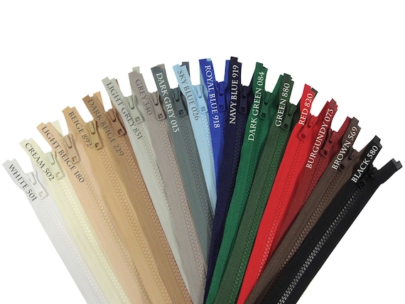 NAVY CHUNKY PLASTIC OPEN END ZIP No 5 weight 12/"// 30 CM BEST QUALITY