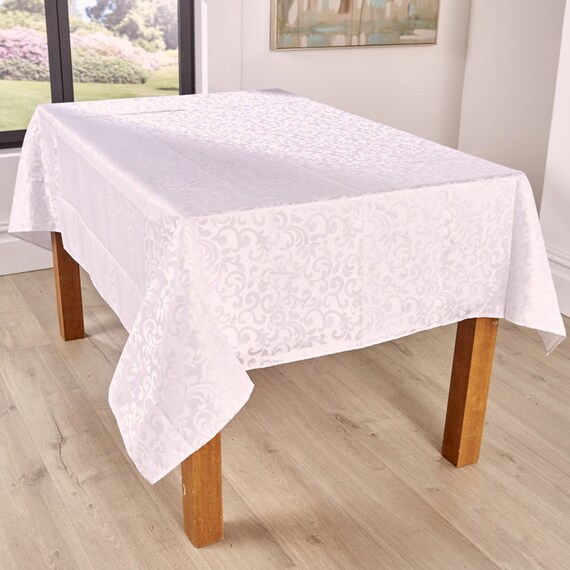 Jacquard Tablecloths Dining Table Cover Wedding Party Event Decor