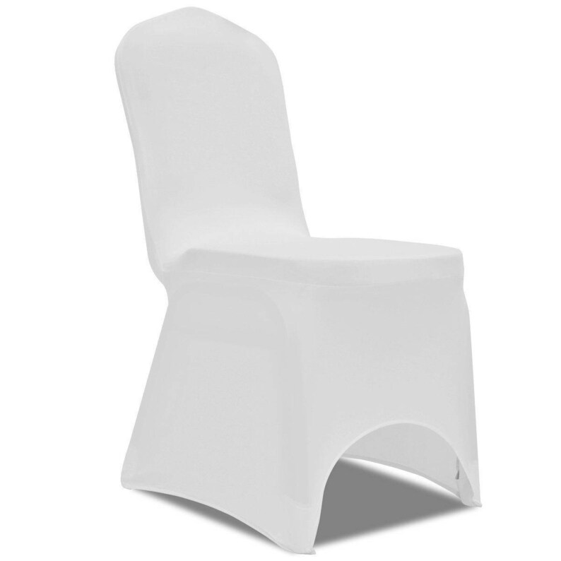 SPANDEX Wedding CHAIR COVERS Arched Front 12 Colours Etsy UK
