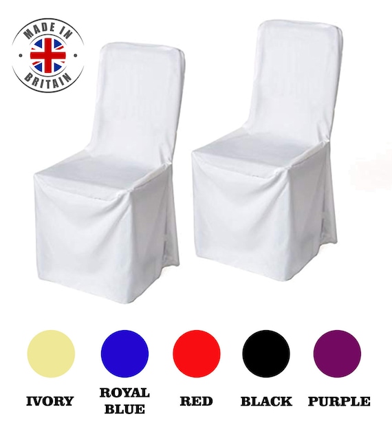 Polyester Chair Cover Square Top Heavy Duty Dining Covers Loose
