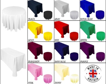 Nappe en polyester Wedding Party Dining Table Cover Home Decor