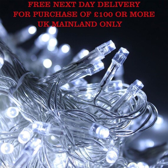 Cool White Led Curtain Fairy Light Party Wedding Backdrop Etsy