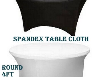 SPANDEX ROUND Tablecloth Lycra Banqueting Cover Event Conference Wedding