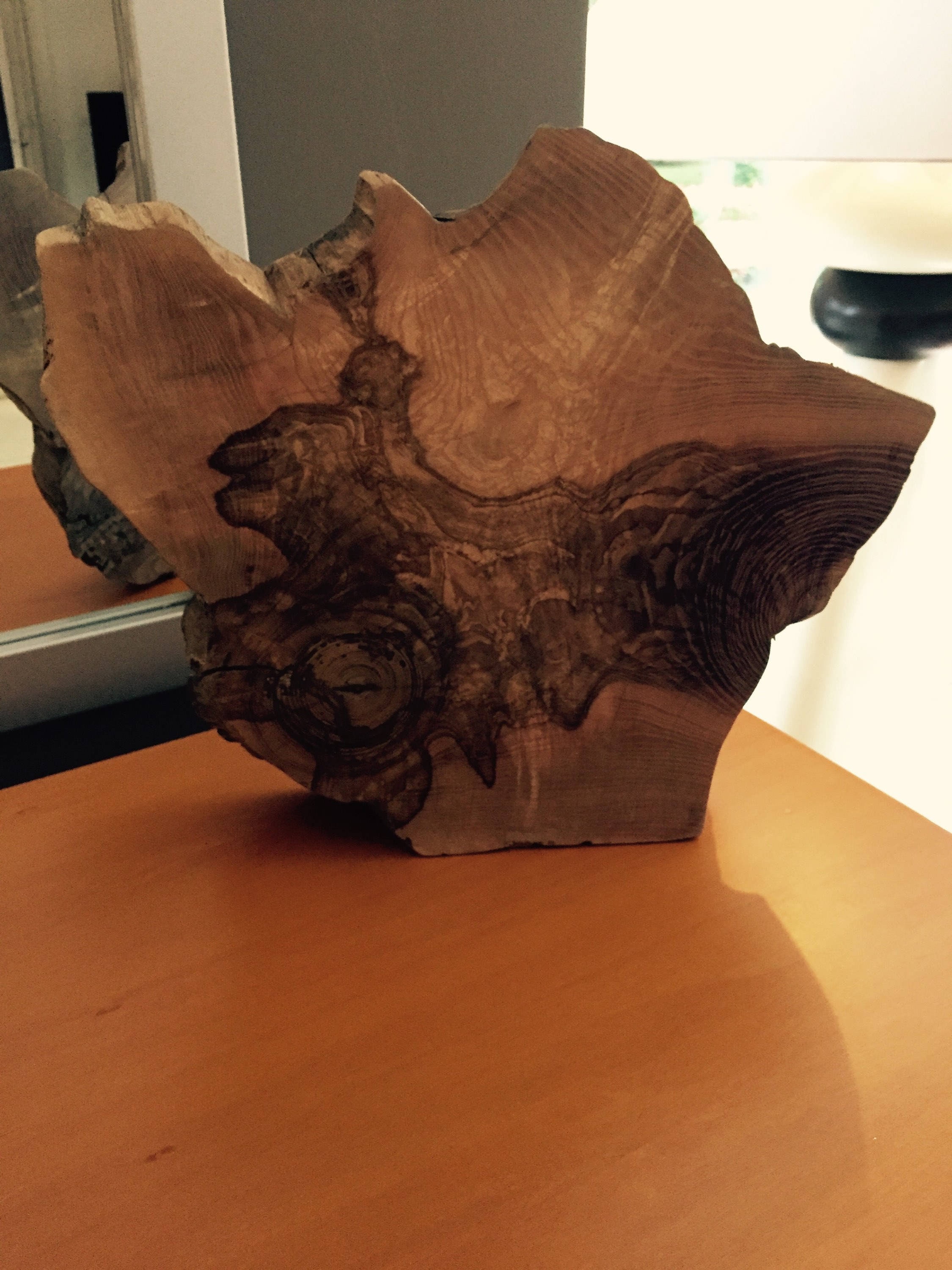 Wood Deco Piece, Board Nature Design , Natural Shape Deco