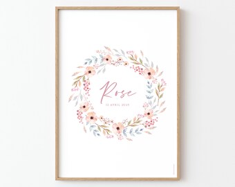 Couronne De Fleur Nouveau Ne Etsy Couronne De Fleur Nouveau Ne Etsy