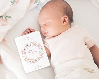 Carte Etape Bebe Etsy