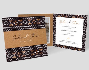 Billet D'invitation Mariage Africain ~ Theme De Mariage Romantique