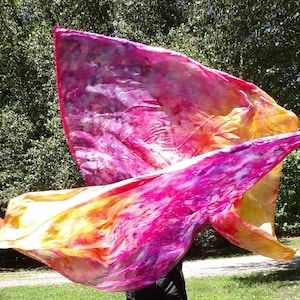 Silk Worship Flags: Rivers of Love, praise flags, dance flags, worship flags, silk flags