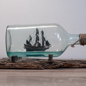 Ship in a bottle - The Flying Dutchman ship model - Ghost ship