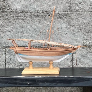 Handcrafted Wooden Model Ship, Pirate Ship Model, Nautical Decor for Shelf, Nautical Table Decor, Nautical Doom Decor, Sailor Gift