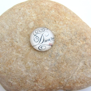 Cabochon Aus Glas rund 20mm Dream zum Kleben