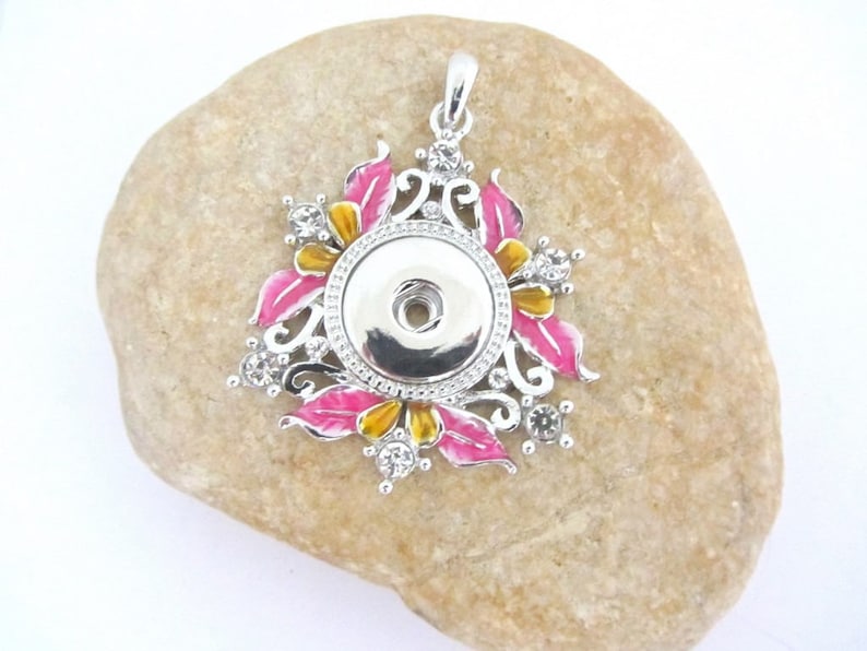 support button chuck Support pendant button pressure 18mm necklace making