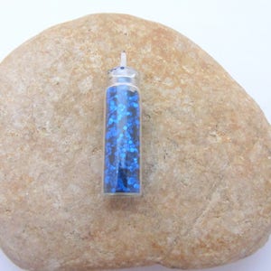 Blue glitter, glitter to stick, scraabooking glitter
