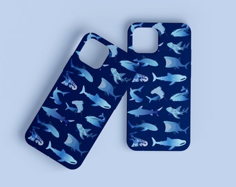 Blue Oceanic Sharks Phone Case