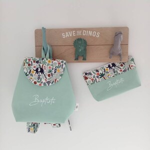 Sac à dos enfant personnalisable et trousse assortie