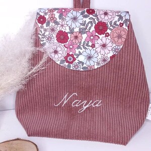 Sac à dos enfant personnalisable brodé