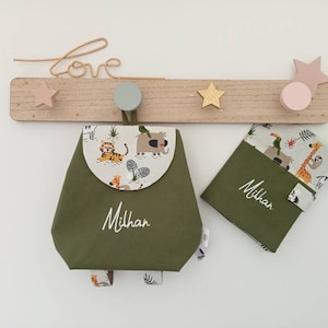 Sac à dos enfant et protège carnet personnalisables