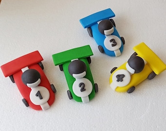 Handmade Racing Car Formula 1 F1 Grand Prix  Car Cake Topper Handmade Birthday