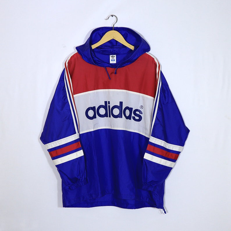 90s adidas pullover jacket