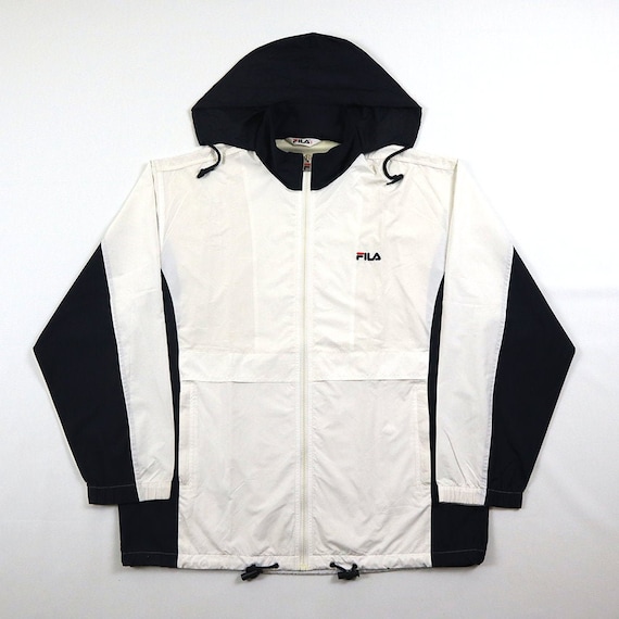 FILA Vintage 90s FILA SPORT White Windbreaker Mid Bomber Jacket Fila Biella Italia Tennis Wind Up Shell Spray Retro Streetwear Jacket FILA Vintage 90s FILA SPORT White Windbreaker Mid Bomber Jacket Fila Biella Italia Tennis Wind Up Shell Spray Retro Streetwear Jacket