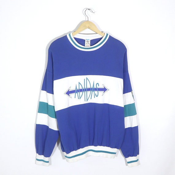 RARE Vintage 80s 90s ADIDAS Sweatshirt Long Sleeve