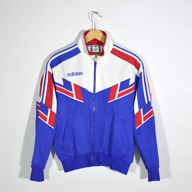 Vintage 80er 90er Jahre ADIDAS PALACE Vorlage Track Top ...