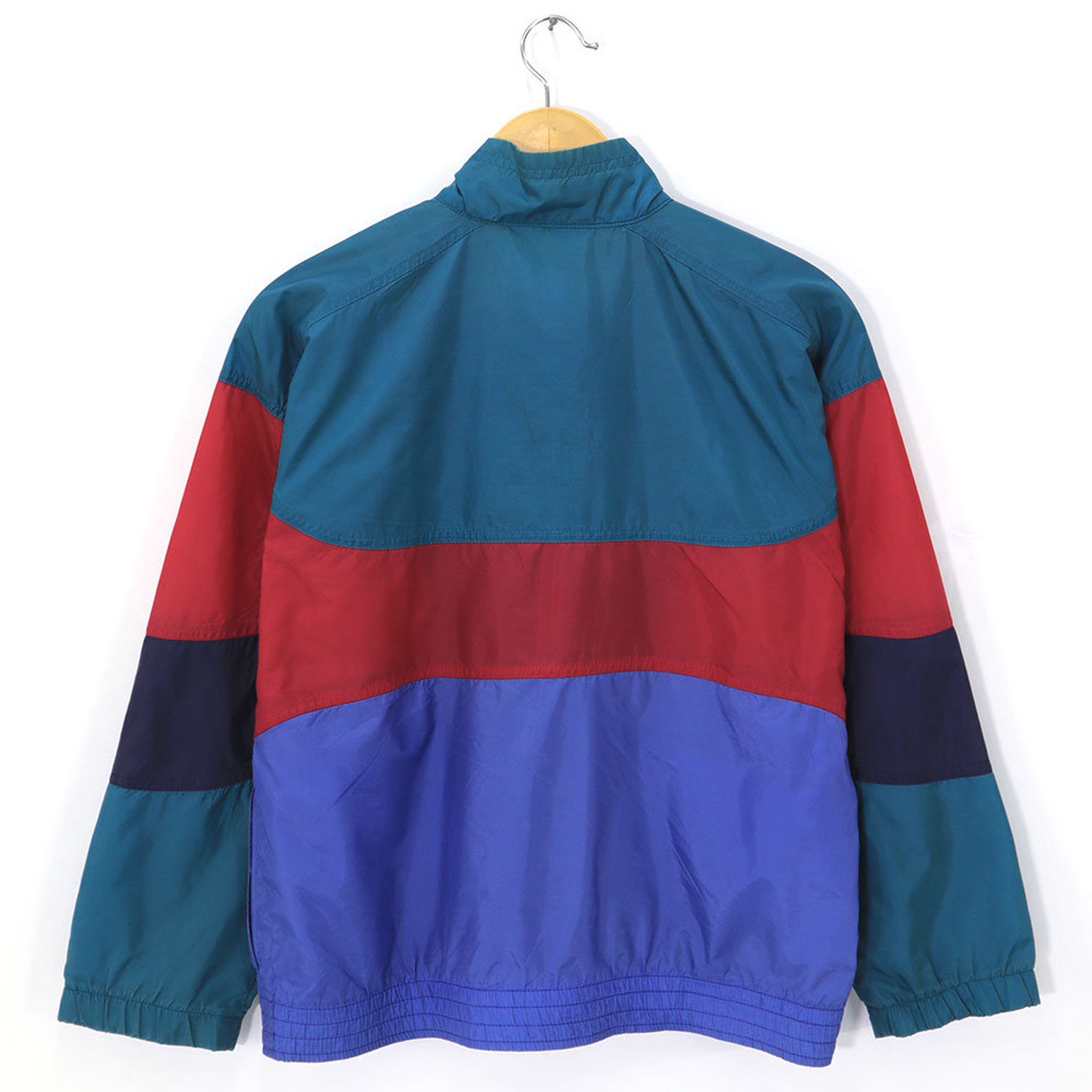 Vintage 90s NIKE Windbreaker Shell Spray Jacket Multi Color Etsy